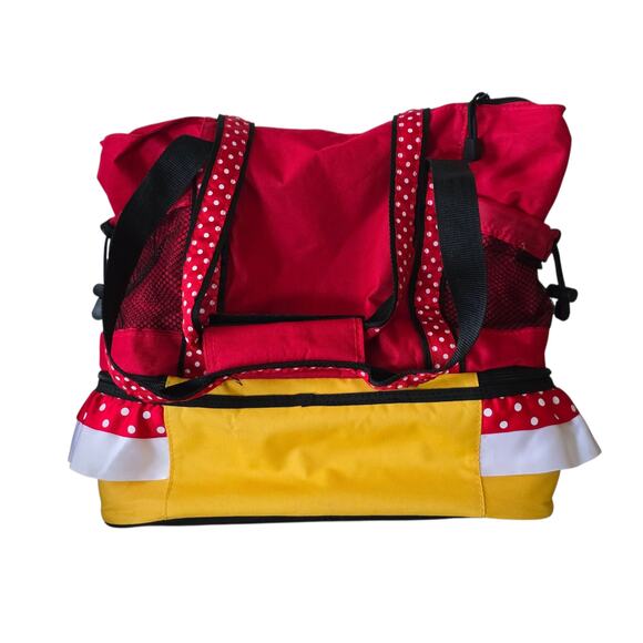 Minnie Mouse Themed  Insulated Cooler Tote Diaper Bag 16" X 14" - Picture 5 of 6